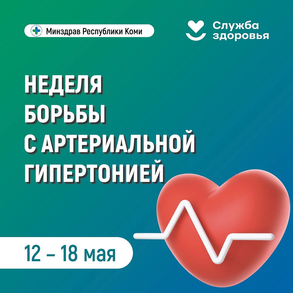 В Республике Коми стартовала Неделя борьбы с артериальной гипертонией
